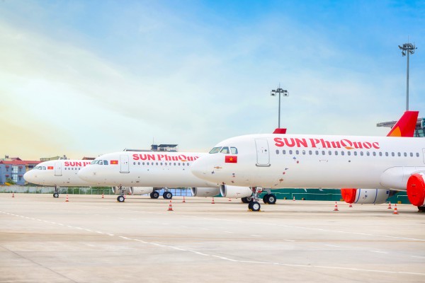 'Tân binh' Sun Phuquoc Airways lại giành vị trí bay đúng giờ nhất ngay mùa cao điểm