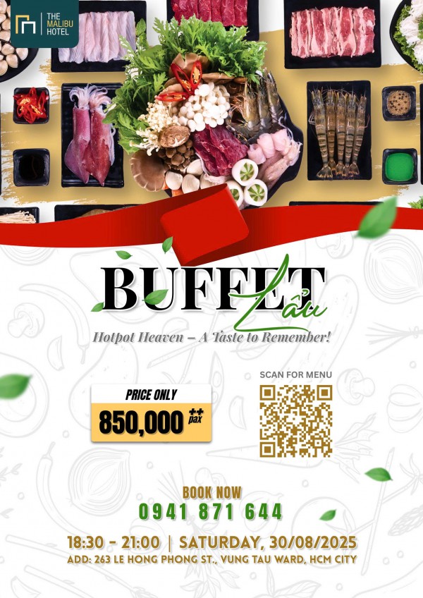 Tận hưởng kỳ nghỉ lễ 2.9 đẳng cấp tại Malibu Hotel Vũng Tàu