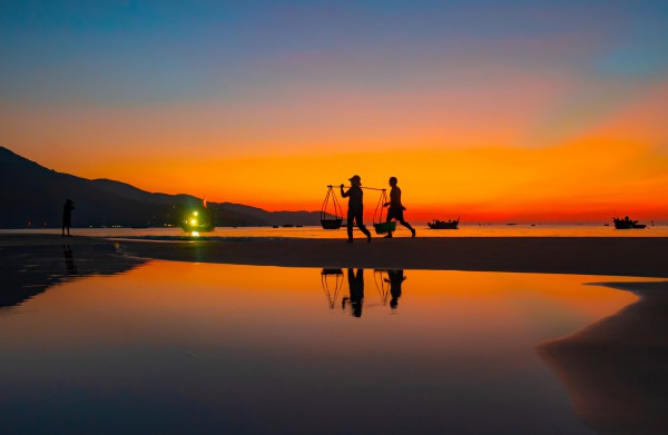 Đẹp ngỡ ngàng không gian nghệ thuật trên bãi biển Đà Nẵng