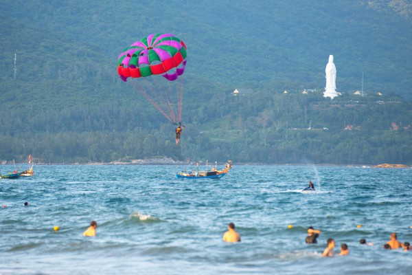 Đẹp ngỡ ngàng không gian nghệ thuật trên bãi biển Đà Nẵng