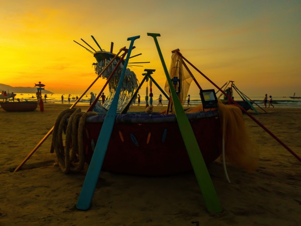 Đẹp ngỡ ngàng không gian nghệ thuật trên bãi biển Đà Nẵng