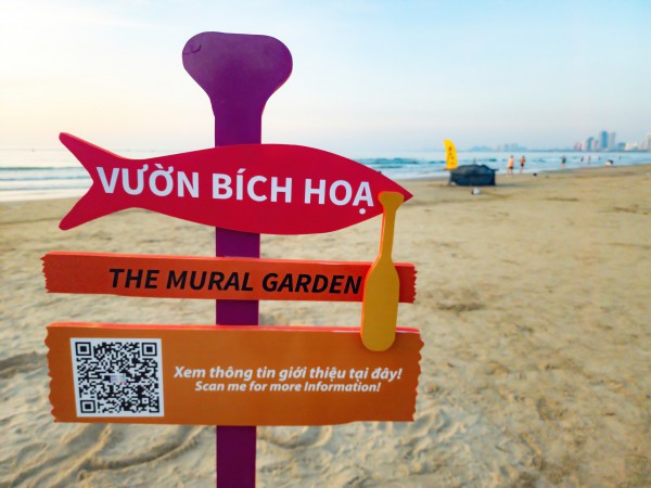 Đẹp ngỡ ngàng không gian nghệ thuật trên bãi biển Đà Nẵng