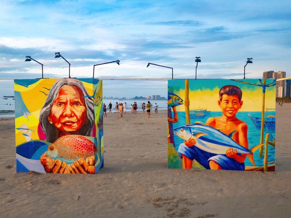 Đẹp ngỡ ngàng không gian nghệ thuật trên bãi biển Đà Nẵng