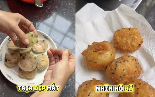 Bánh tét chiên theo kiểu… chuối chiên gây sốt cận tết, hương vị bất ngờ