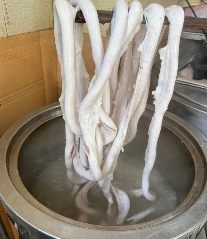 Bí quyết luộc lòng se điếu trắng giòn, không hôi Bí quyết luộc lòng se điếu trắng giòn, không hôi