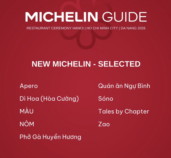 Quán ăn Ngự Bình, nhà hàng NÔM… ở TP.HCM được Michelin gợi ý, có gì độc đáo? Quán ăn Ngự Bình, nhà hàng NÔM… ở TP.HCM được Michelin gợi ý, có gì độc đáo?