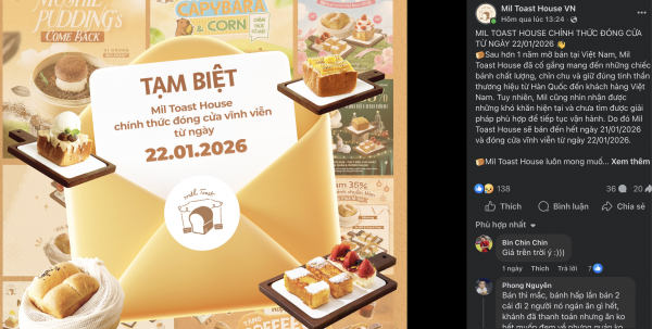 Tiệm bánh mì ở TP.HCM thông báo đóng cửa vĩnh viễn từ hôm nay 22.1, vì sao?