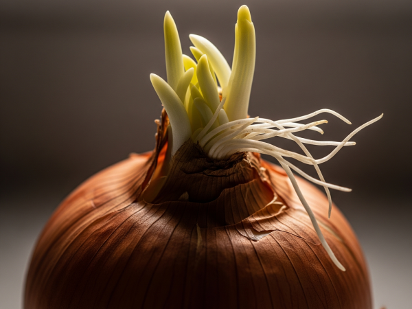 Hành tây mọc mầm xanh, ăn có an toàn?