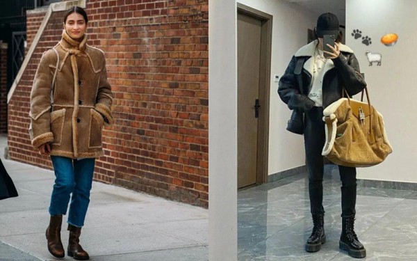 6 cách mặc đẹp với áo lông cừu mùa lạnh