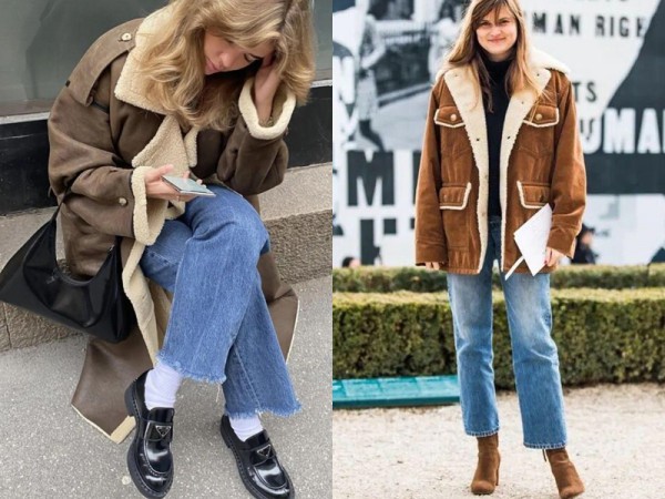 6 cách mặc đẹp với áo lông cừu mùa lạnh