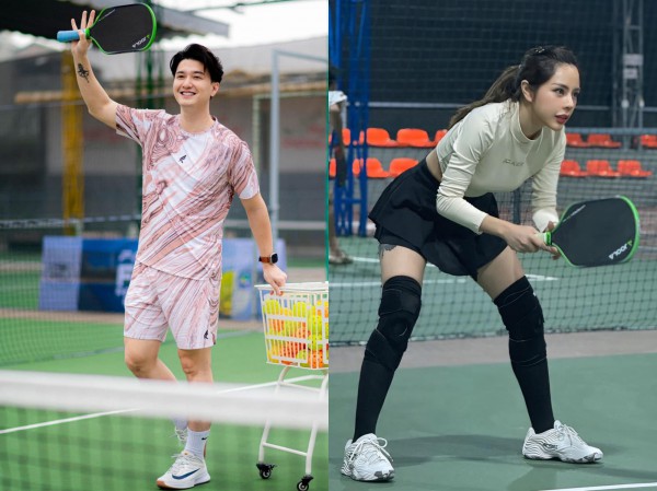 Các cặp đôi Vbiz say mê pickleball - vừa khỏe đẹp, vừa gắn kết