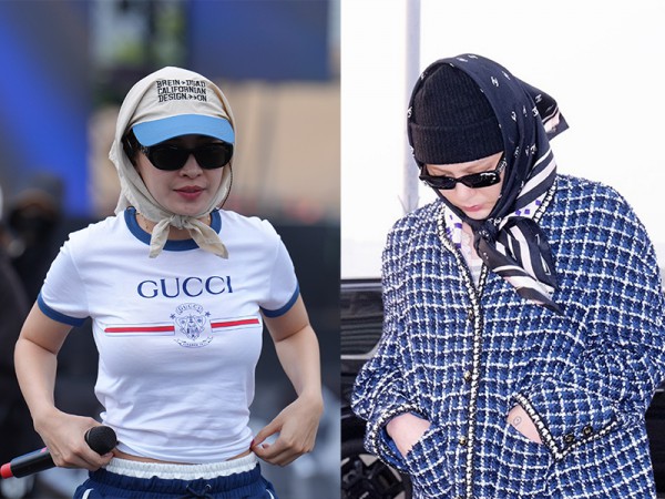 Chi Pu diện mốt quàng khăn "bà ngoại" giống G-Dragon, đơn giản mà vẫn đẹp Chi Pu diện mốt quàng khăn "bà ngoại" giống G-Dragon, đơn giản mà vẫn đẹp