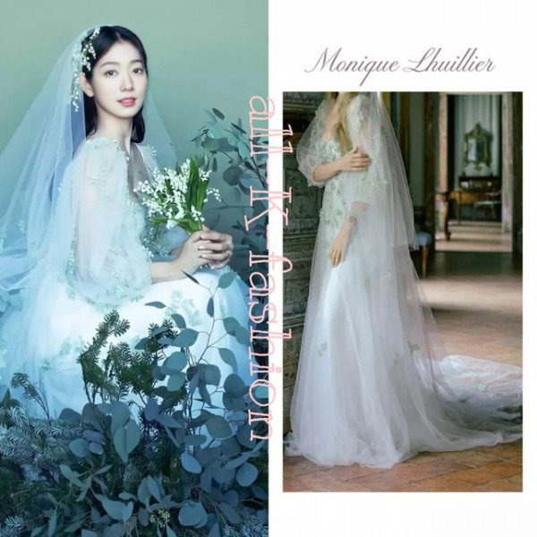 Cô dâu Park Shin Hye thanh khiết trong 2 mẫu váy cưới tuyệt đẹp của NTK Oscar de la Renta