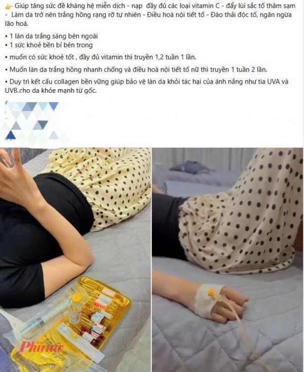 Có nên truyền và điện di vitamin C làm đẹp da?