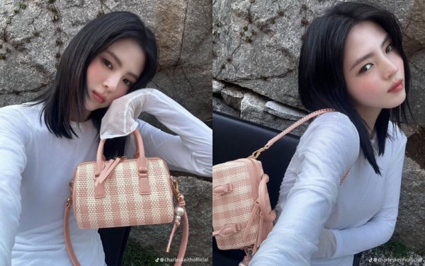 Han So Hee phối túi xách bình dân trông như hàng hiệu Han So Hee phối túi xách bình dân trông như hàng hiệu