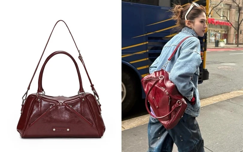 Han So Hee phối túi xách bình dân trông như hàng hiệu Han So Hee phối túi xách bình dân trông như hàng hiệu