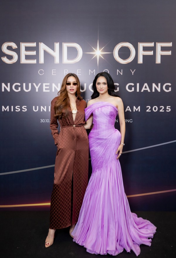 Hồ Ngọc Hà, Kỳ Duyên tiễn Hương Giang lên đường dự thi Miss Universe 2025 Hồ Ngọc Hà, Kỳ Duyên tiễn Hương Giang lên đường dự thi Miss Universe 2025