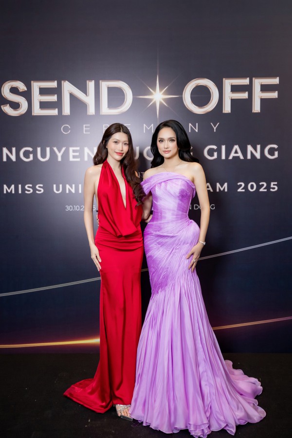 Hồ Ngọc Hà, Kỳ Duyên tiễn Hương Giang lên đường dự thi Miss Universe 2025 Hồ Ngọc Hà, Kỳ Duyên tiễn Hương Giang lên đường dự thi Miss Universe 2025