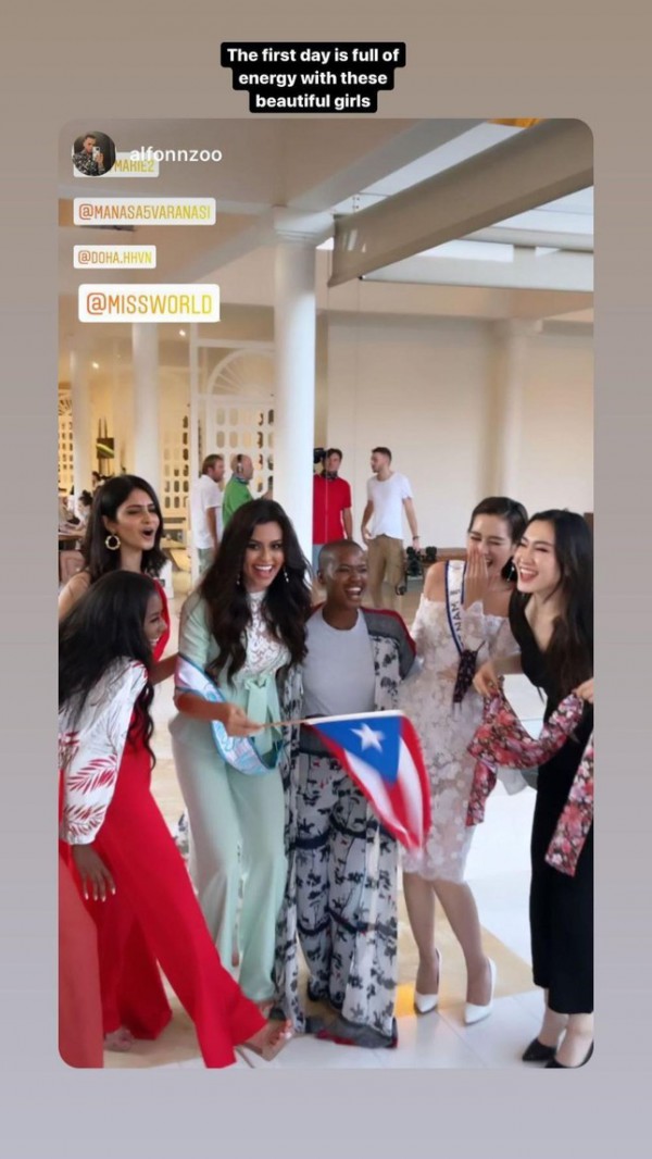 Hoa hậu Đỗ Thị Hà đã tới Puerto Rico, xinh đẹp nổi bật bên dàn đối thủ Miss World 2021
