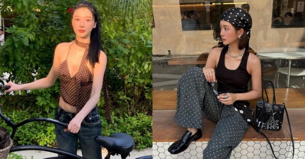 Họa tiết chấm bi trở lại, cổ điển và ngọt ngào