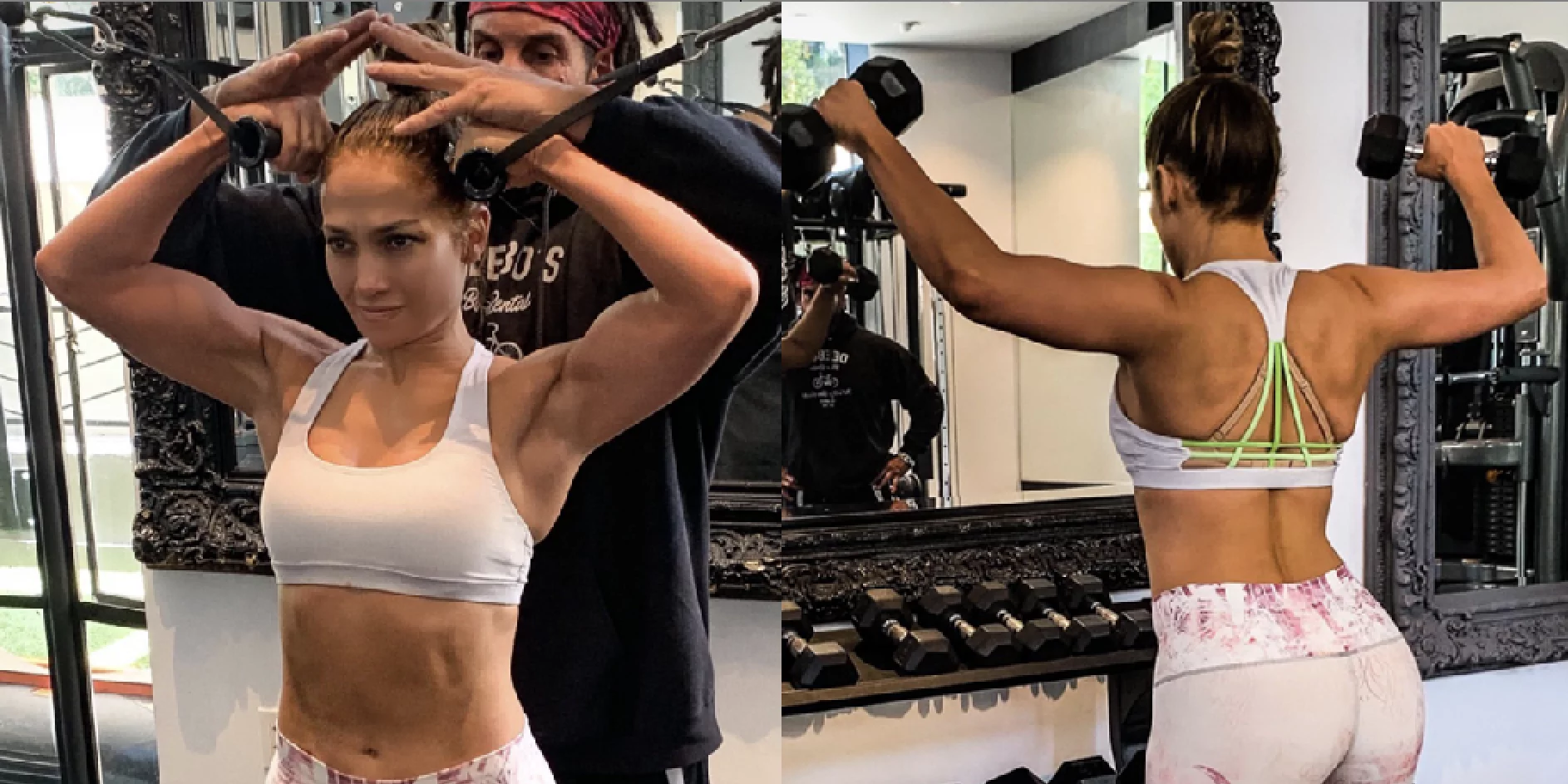 Jennifer Lopez truyền cảm hứng giữ vòng eo săn chắc ở tuổi U60