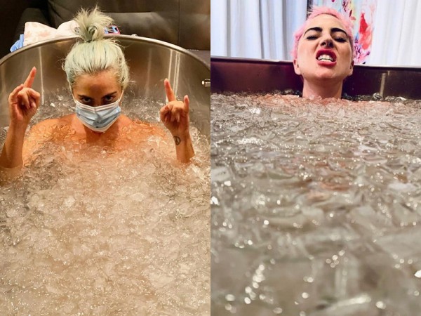 Lady Gaga tắm nước đá lạnh giúp da săn chắc