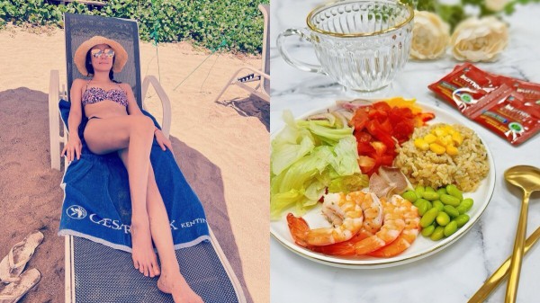 Lâm Tâm Như ăn theo quy tắc 211 để giữ dáng