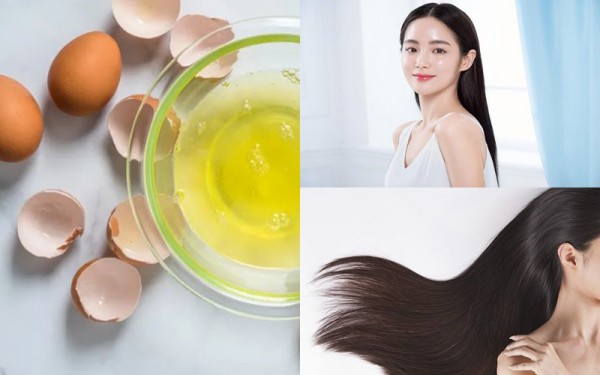 Làm đẹp từ gian bếp: Da mịn, tóc khỏe với lòng trắng trứng Làm đẹp từ gian bếp: Da mịn, tóc khỏe với lòng trắng trứng