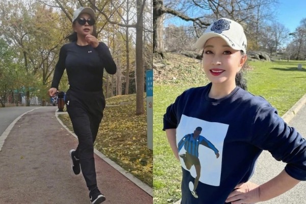 Lưu Hiểu Khánh U80 nhưng cơ thể vẫn săn chắc nhờ chạy bộ mỗi ngày