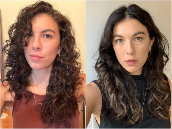 Mái tóc xoăn tự nhiên bỗng duỗi thẳng, điều gì đang xảy ra? Mái tóc xoăn tự nhiên bỗng duỗi thẳng, điều gì đang xảy ra?