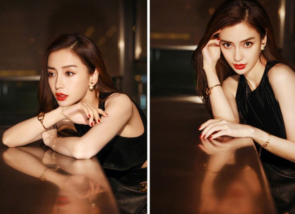 Mẹo tô son đỏ trẻ trung, sang chảnh như Angelababy