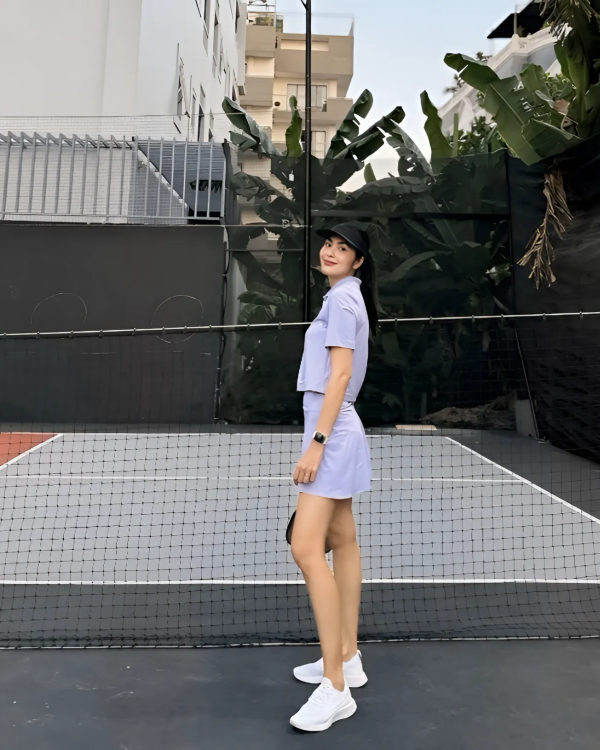 Mỹ nhân Việt lên đồ khoe eo săn chắc khi ra sân chơi pickleball