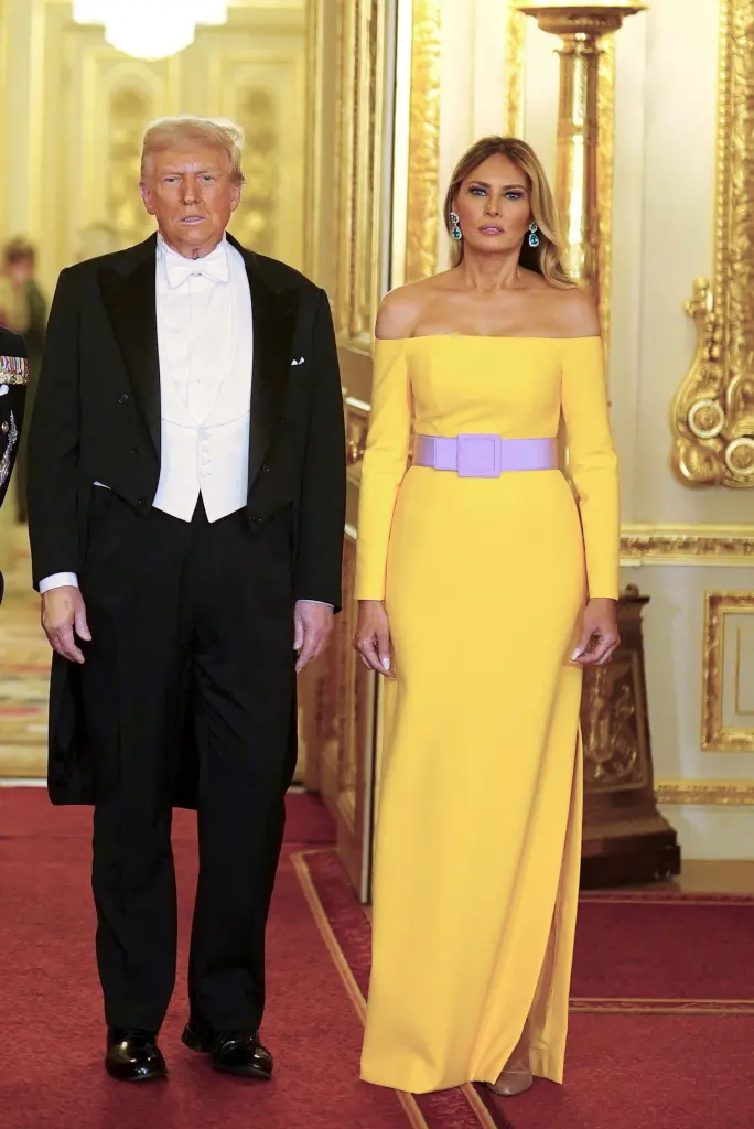 Thời trang ấn tượng của vương phi Kate đón tiếp tổng thống Donald Trump