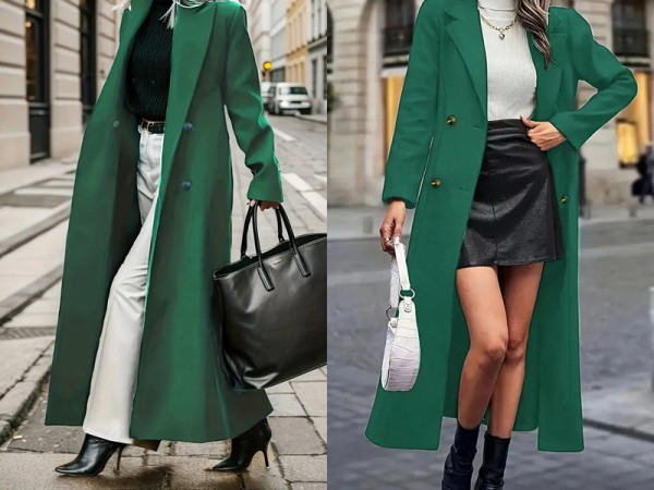 Trang phục màu xanh lá tôn làn da cho phụ nữ châu Á