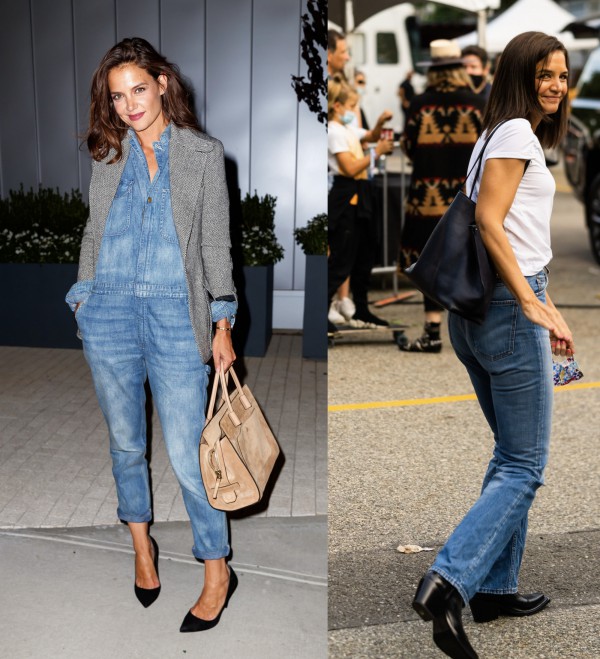 Tủ quần jeans mặc cả tháng không trùng, có chiếc giá gần 60 triệu đồng của Katie Holmes