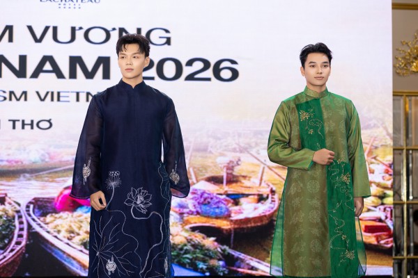 Áo dài phom rộng thành điểm nhấn trên sân khấu nhan sắc&nbsp; &nbsp;