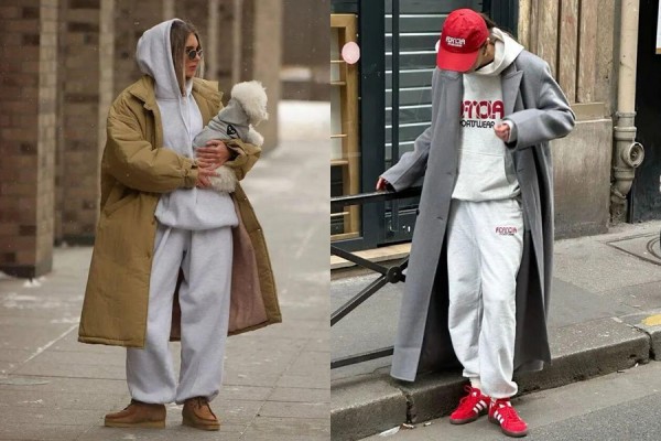 Áo hoodie và áo khoác dài là công thức được ưa chuộng nhất mùa lạnh