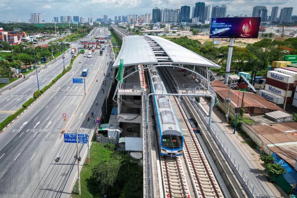 Metro số 1 vận hành giúp căn hộ tăng giá