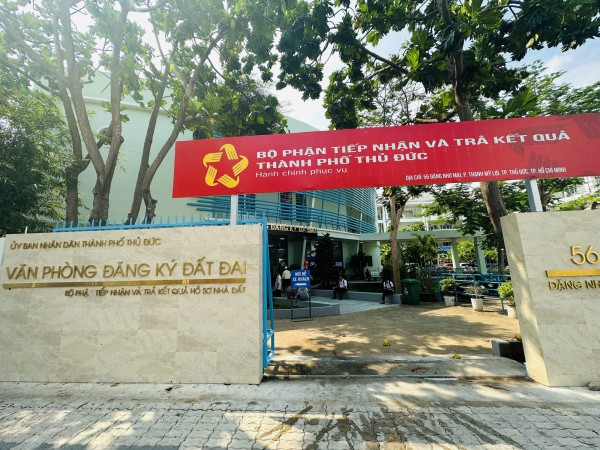 Tổ chức lại Văn phòng đăng ký đất đai TP.HCM