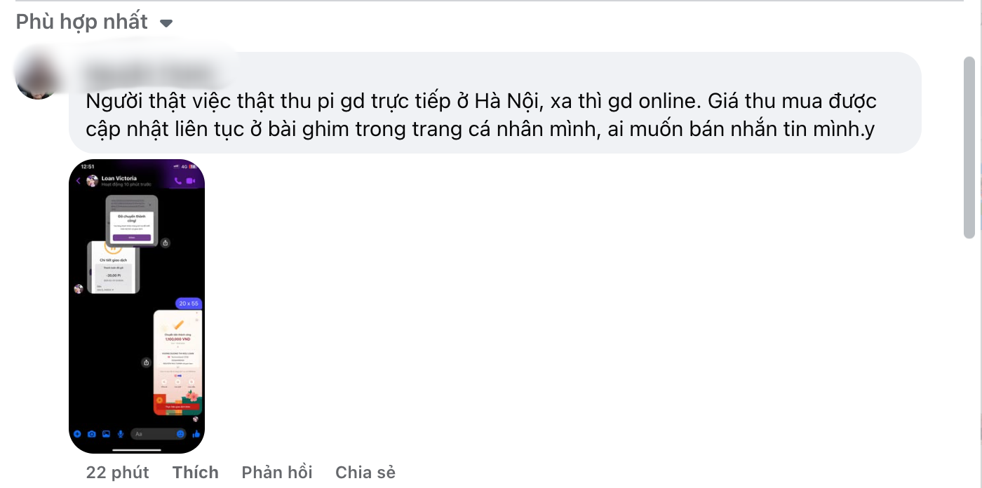 Cộng đồng Pi “dậy sóng” ngày niêm yết