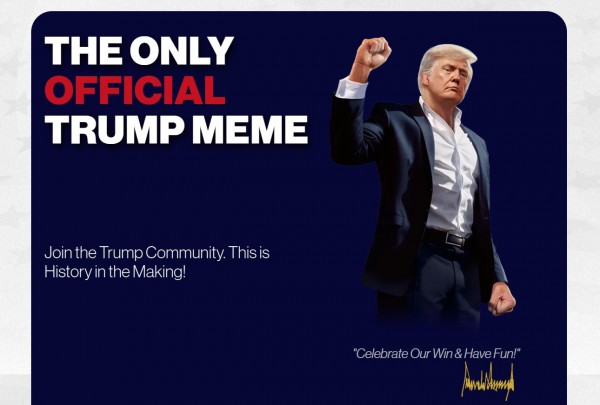 Meme coin mới của ông Trump đạt tỷ USD sau chưa đầy một ngày