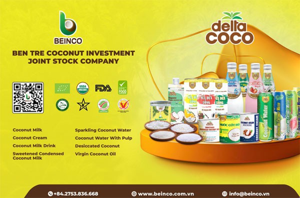 BEINCO – Phát triển chuỗi giá trị sản phẩm từ dừa