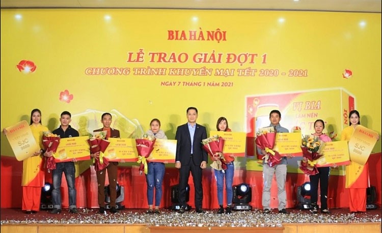 Bia Hà Nội tri ân khách hàng chương trình khuyến mại lớn Tết 2022 có giá trị giải thưởng lên tới 23 tỷ đồng