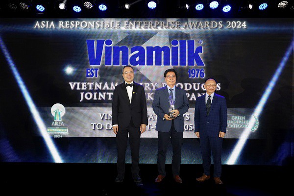 Chương trình Net Zero của Vinamilk dành Giải thưởng Doanh nghiệp Trách nhiệm Châu Á