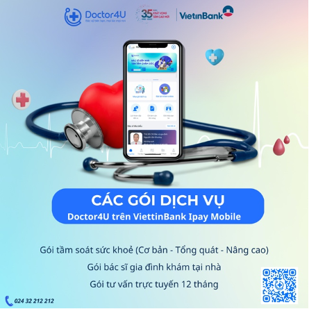 Cùng Vietinbank và Doctor4U chăm sóc sức khoẻ gia đình Việt