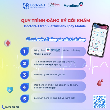 Cùng Vietinbank và Doctor4U chăm sóc sức khoẻ gia đình Việt