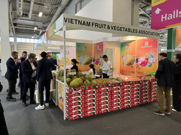 Doanh nghiệp Việt bán trái cây tết tại chợ rau quả lớn nhất thế giới