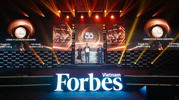 Forbes vinh danh Vinhomes trong Top 50 Công ty niêm yết tốt nhất 2023