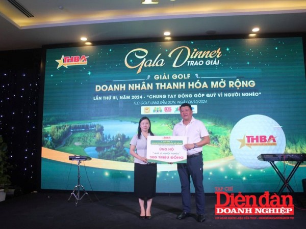 Giải Golf Doanh nhân Thanh Hóa năm 2024 gây quỹ vì người nghèo