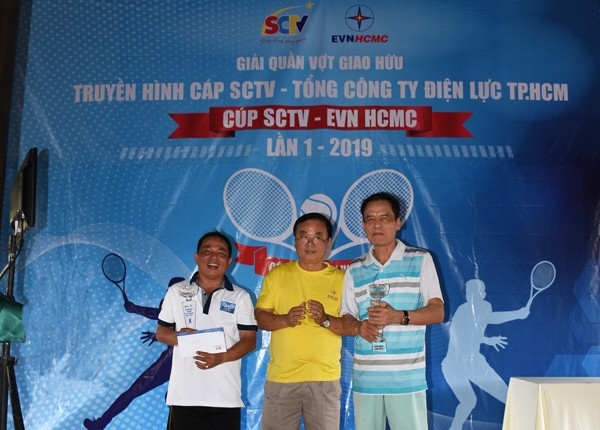 Giải quần vợt giao hữu SCTV - EVN HCM lần 1 thành công tốt đẹp